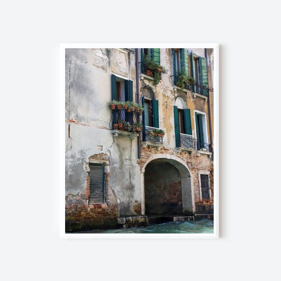Venice Canal Archway – Italian Architecture Photography Print