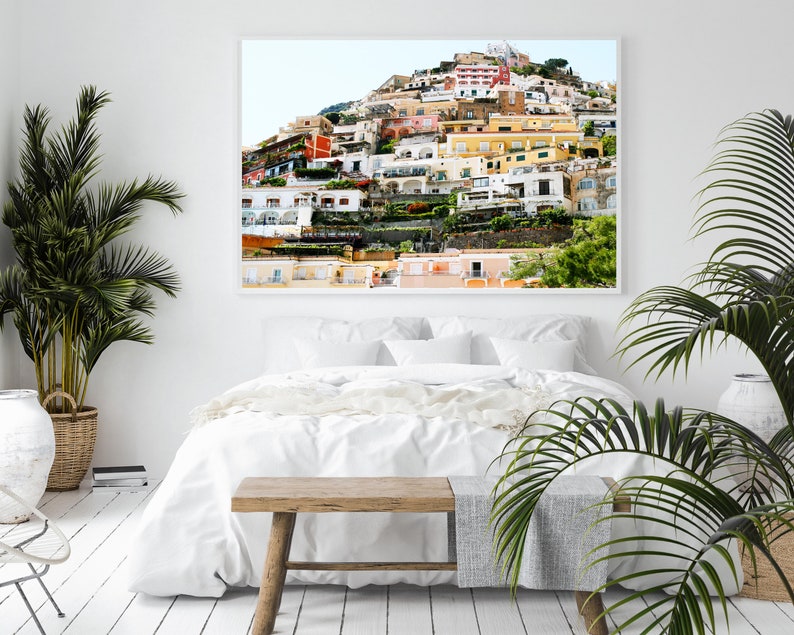 Positano Photography, Amalfi Coast Print, Colorful Italian Architecture Photograph, Seaside Village, Positano Italy Photo, Italy Travel Art image 6