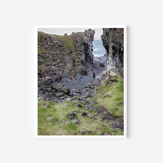 Passage to the Sea - Snaellfellsnes Peninsula, Iceland Photography Print