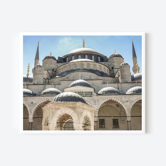 Blue Mosque Courtyard - Istanbul Turkey Photography Print