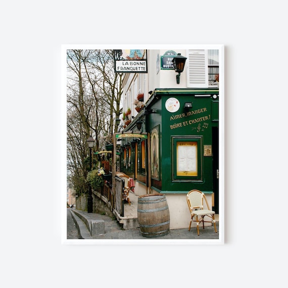 La Bonne Franquette - Paris Cafe Photography Print