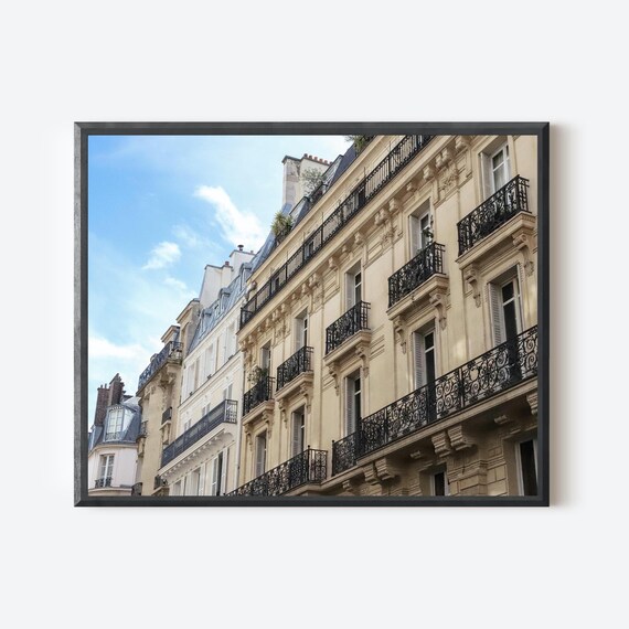 Parisian Facades in Morning Light - Architecture Photography Print, Parisian Decor, French Wall Art, Haussmann Print