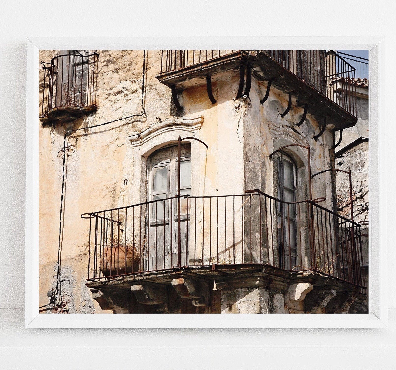 Sicily Italy Photography Print Rustic Mediterranean Decor Etsy