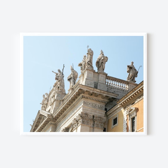 Saint John Lateran Church Architectural Photography Print from Rome Italy
