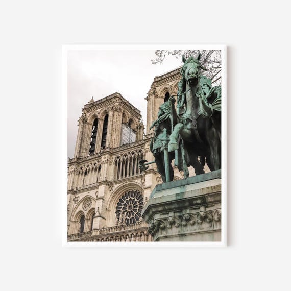 Guardians of the Cathedral - Paris Architecture Photography Print