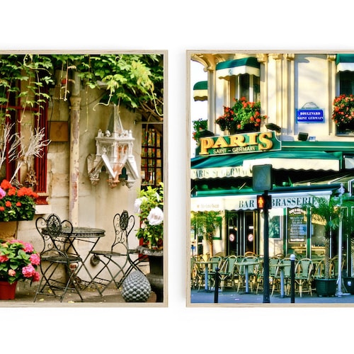 Paris Cafe Wall Art Montparnasse Street Photography Etsy UK