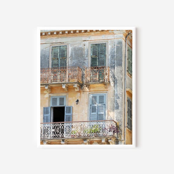 Corfu Architecture - Corfu Greece Photography Print