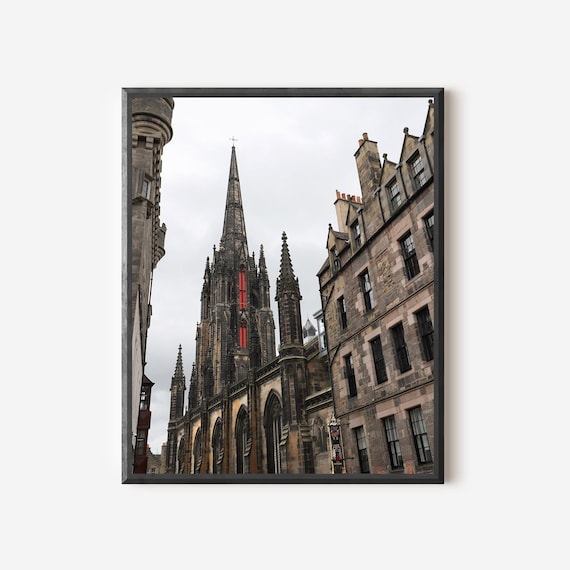 The Hub – Edinburgh’s Gothic Landmark, Scotland Architecture Photography Print