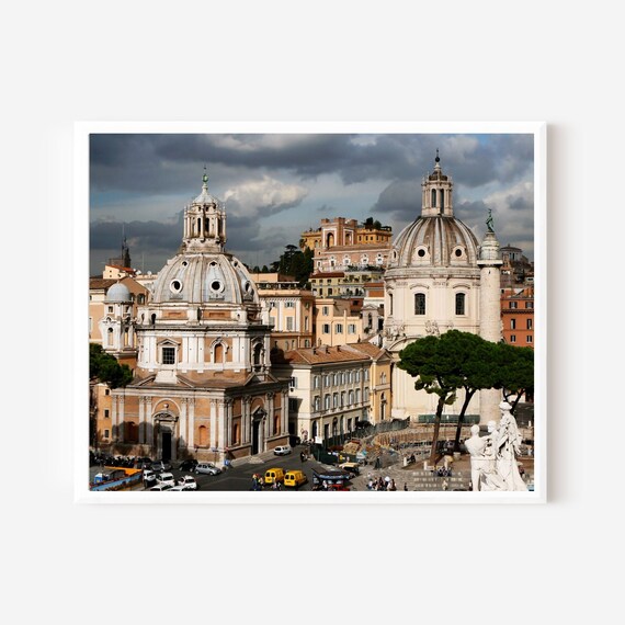 Rome Italy Photography, Rome Print, Italian Wall Art, Rome Cityscape, Architecture Photograph, Roman Forum Picture, Rome Travel Art Print
