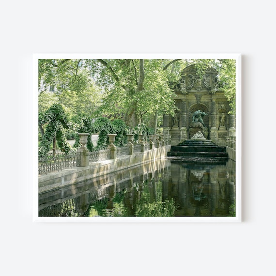 Medici Fountain Spring - Luxembourg Gardens Paris Photography Print