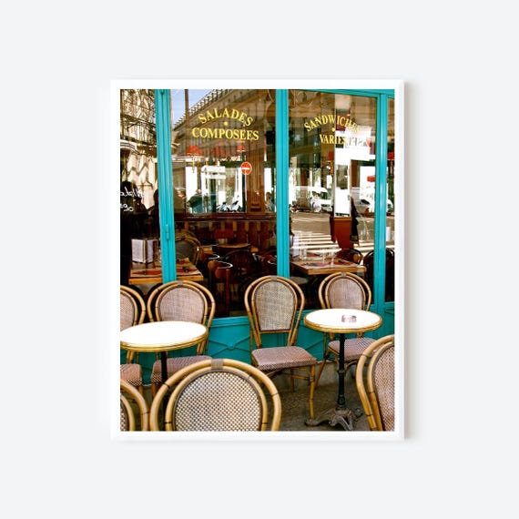 Salades Composees - Paris Cafe Photography Print