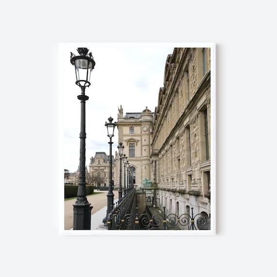 Louvre in Perspective - Paris France Photography Print