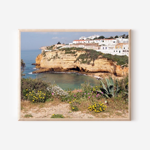 Algarve Portugal, Algarve Beach Photo, Portugal Photography, Mediterranean Cliffs Print, Portuguese Beach, Coastal Wall Art, Seascape