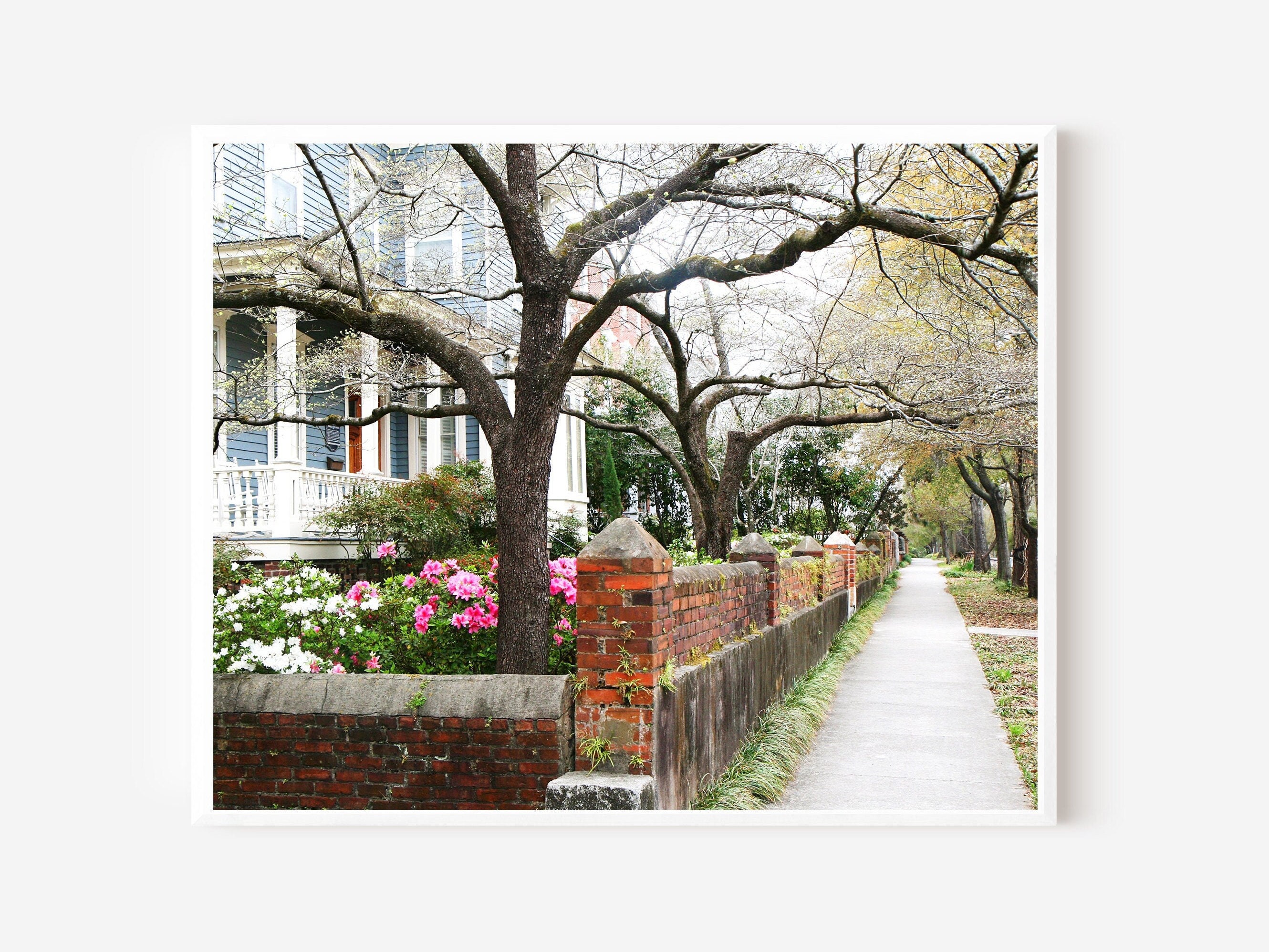 Wilmington NC Print, North Carolina Photography, Historic Homes Photo