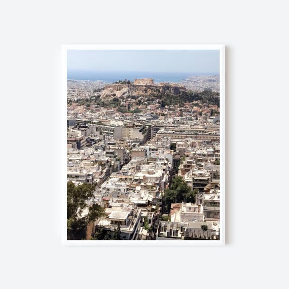 Crown of Athens - Acropolis of Athens Wall Art, Greece Photography Print