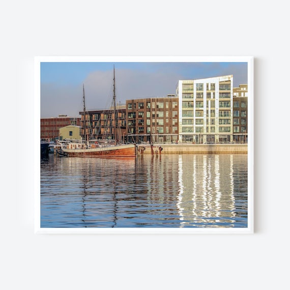 Harbor Reflections – Tromsø, Norway Photography Print