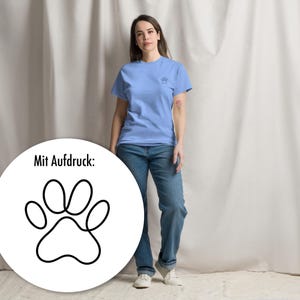 Paw Unisex T-Shirt, Animal Lover, Dog Paw, Cats