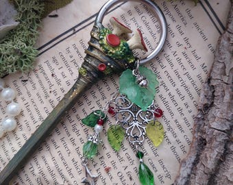 Mushroom Hair Stick, Fantasy Druid Forest Hair Accessory