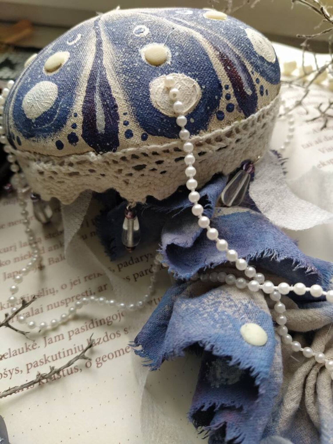 Jellyfish room decor sea creatures decor fabric jellyfish Etsy