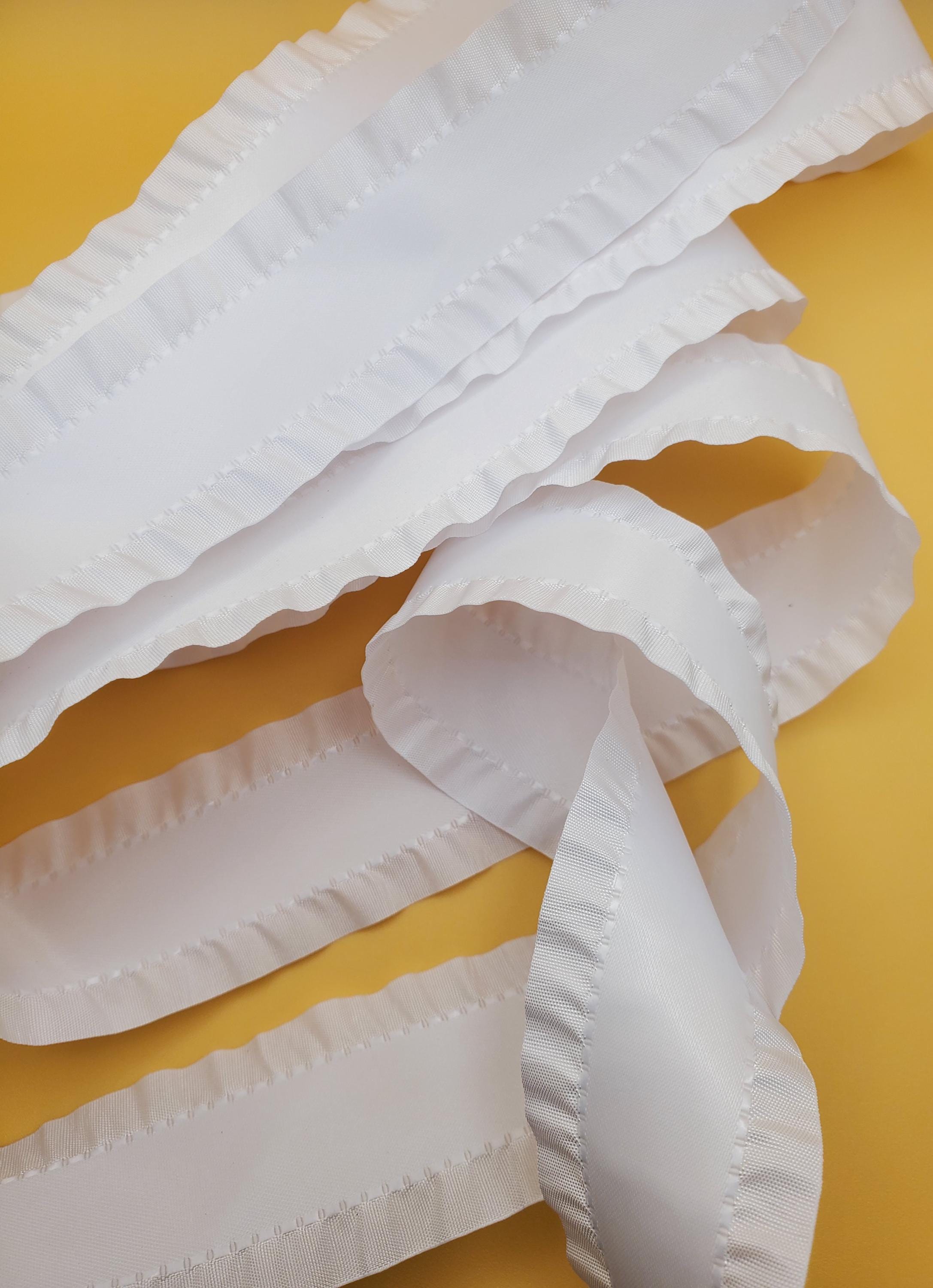 Double Ruffled Ribbon 5 Yards of 1.5