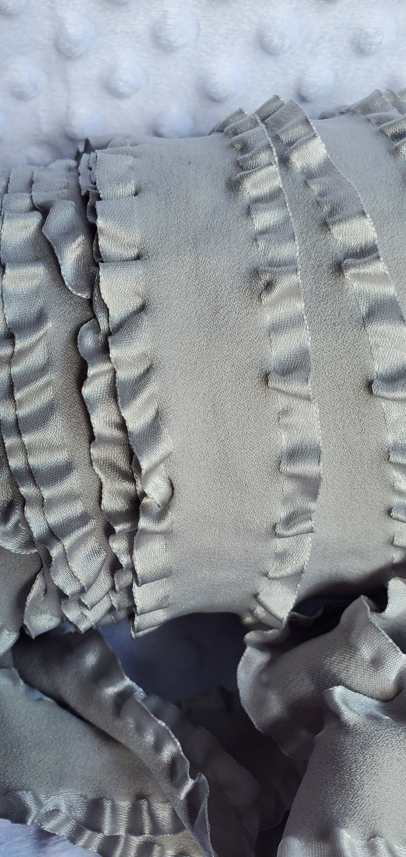 Satin Ruffle Ribbon 5 Yards of 1.5