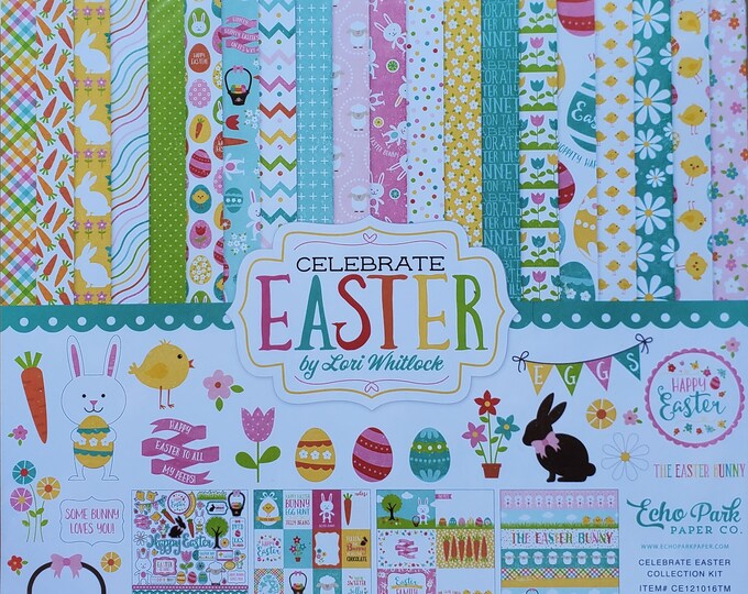 Echo Park Paper Collection Kit Carte Colorate – Multicolore 30,5 X 30,5 Cm Per Arti E Mestieri