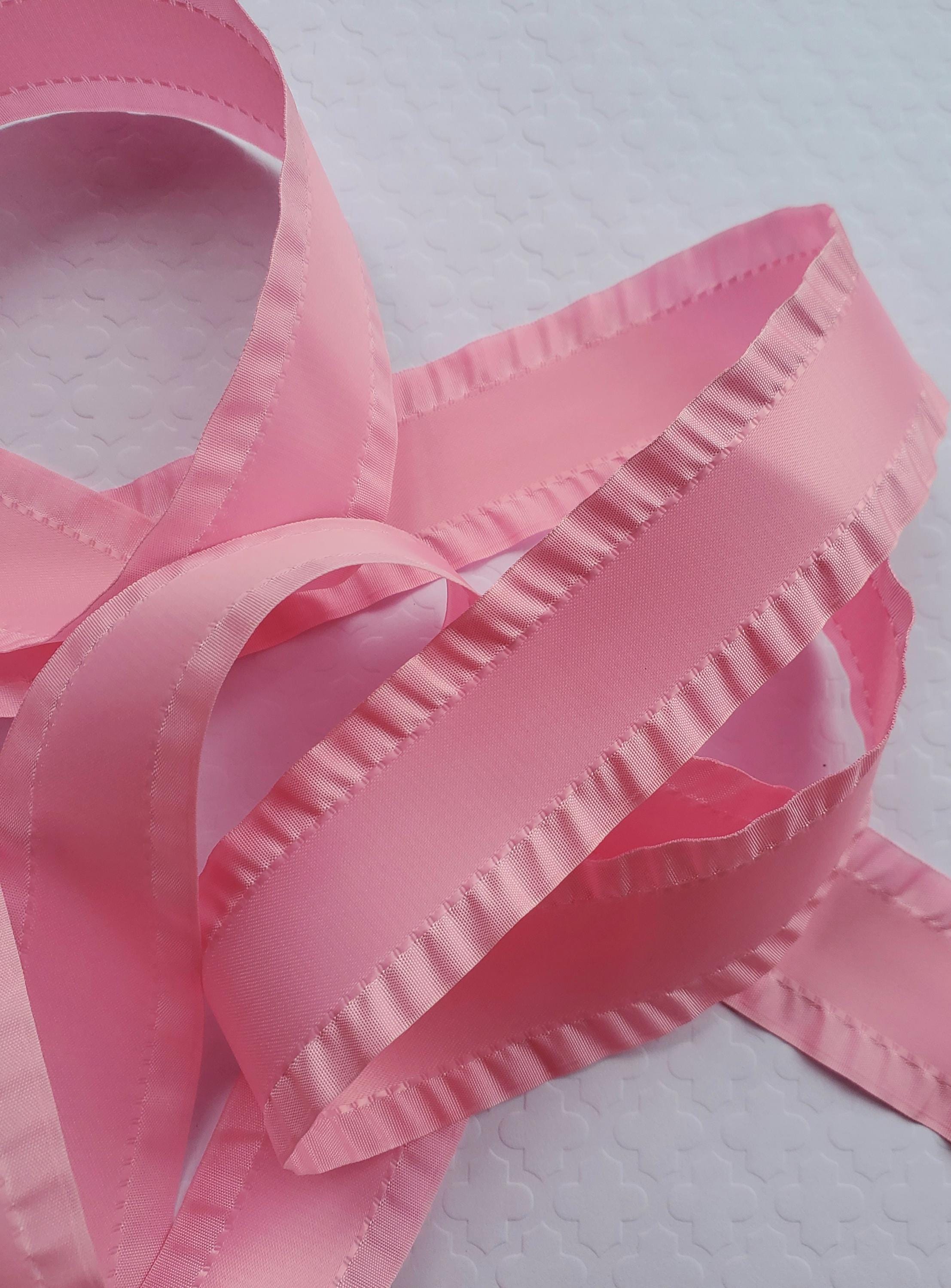 Double Ruffled Ribbon 5 Yards of 1.5