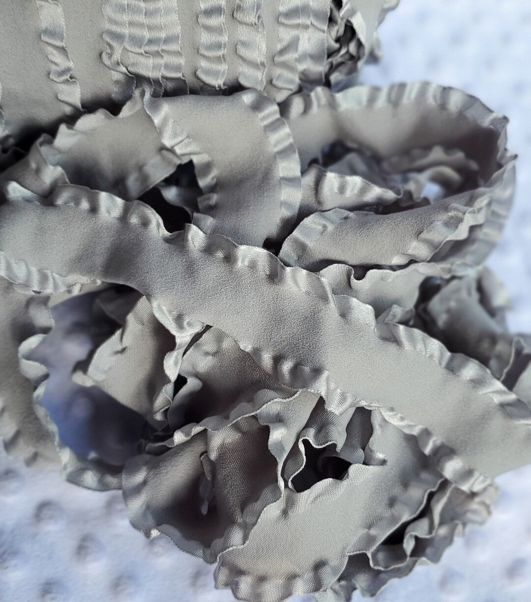 Double Ruffled Ribbon 5 Yards of 1.5