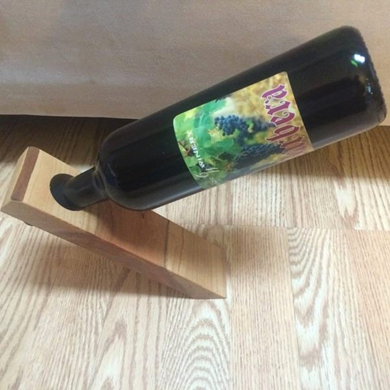 Gravity Wine Bottle Holder Etsy