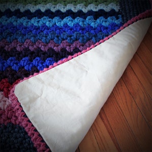 Rainbow Stripes Rug a crochet pattern image 5