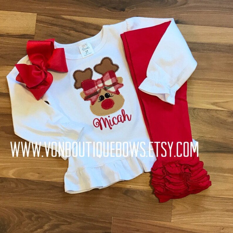 girls boutique christmas outfit