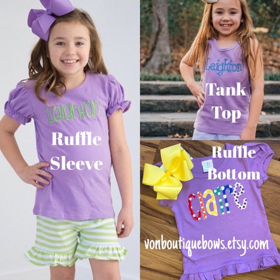 ruffle bottom t shirt