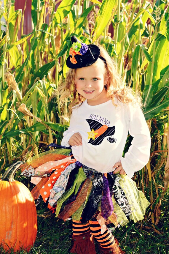 *Custom Fall  Black & White Witch Hat Halloween Costume Custom Fall Black & White Witch Hat Halloween Costume main image 4