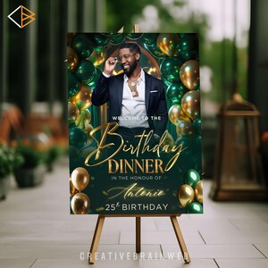 elegant welcome posters for party