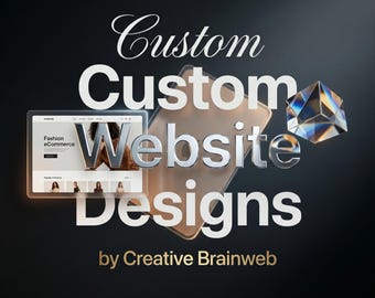 Custom Website Design | Modern UI UX for Small Business, E-commerce