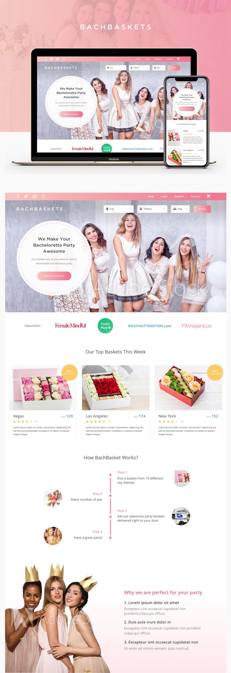 Small business website creation service