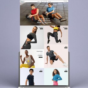 Custom professional website for branding