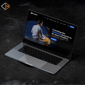 Modern business website layout