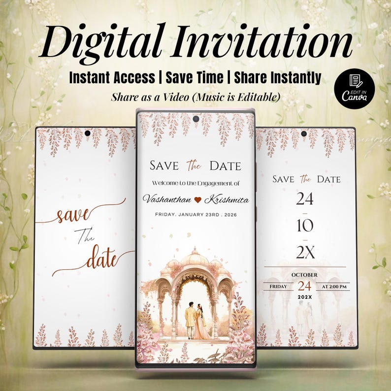 Indian Wedding Video Invite