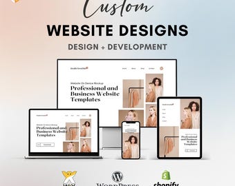 Custom Website Design Service | Business Website Development | Modern Custom Websites