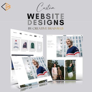 Custom Website Design Service | Modern UI UX | E-Commerce Website Design