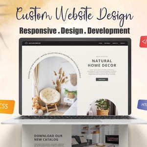 Custom Website Design: Professional Business Website, SEO Optimized