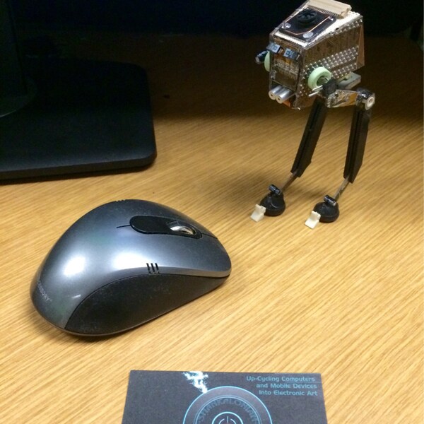 AT-ST - Imperial All-Terrain Scout Transport Walker Created from Various Computer Scraps