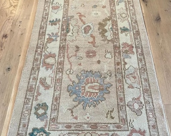 Muted Brown runner rug , High quality wool knotted Rug, Modern rugs 2.5x12, 3x12 3x16 4x12 4x20 for Entryway Kitchen Hallway Custom size Rug