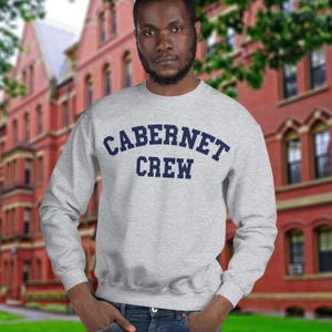 Cabernet Crew Unisex Fleece Sweatshirt