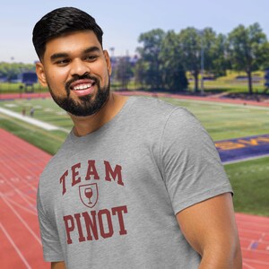 Team Pinot Unisex Organic Cotton Mid-Light Tee