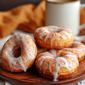 BEST RECIPE For Cozy Glazed Pumpkin Donuts Recipe Download.