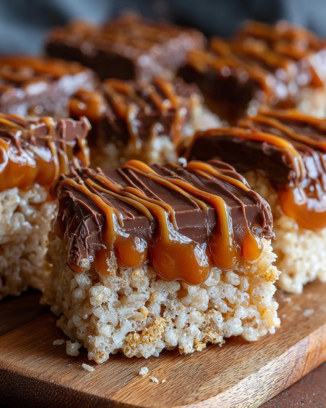 Turtle Rice Cake Caramel Turtle Rice Krispie Treats Recipe (PDF Download) - Etsy