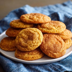 Easy Chewy Pumpkin Snickerdoodle Cookies | Homemade Recipe | Digital Download.
