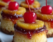 Homemade Mini Pineapple Upside-Down Cheesecake Recipe Download.